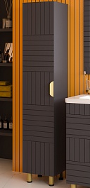 Brevita Шкаф пенал Gloster 35 L графит – фотография-1